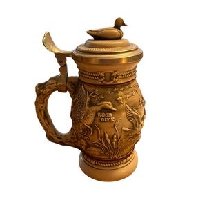 1988 "Ducks of the American Wilderness" stein made in Brazil  Ceramarte for Avon